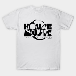 House Music Classic 1985 Mono T-Shirt